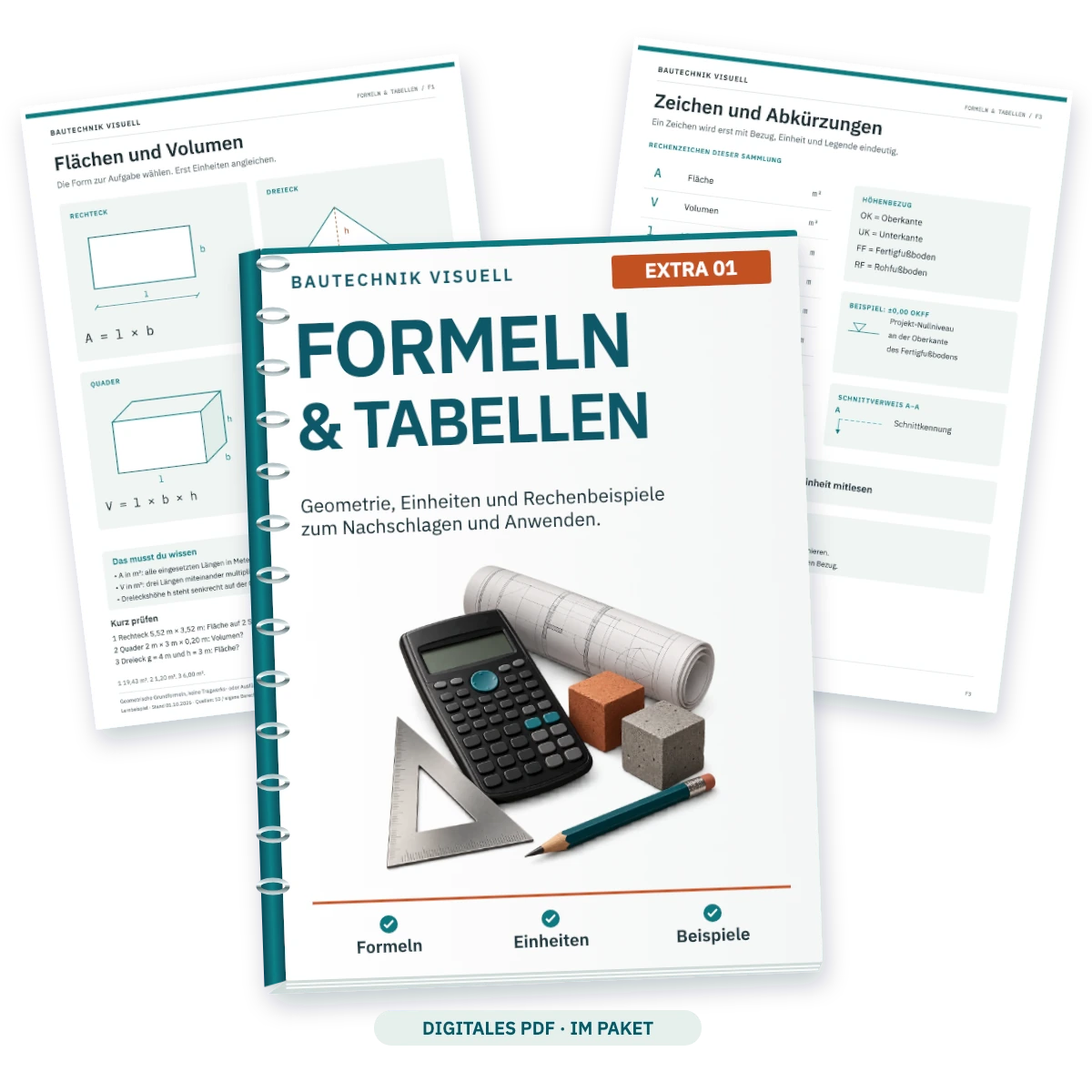 Formeln & Tabellen der Bautechnik